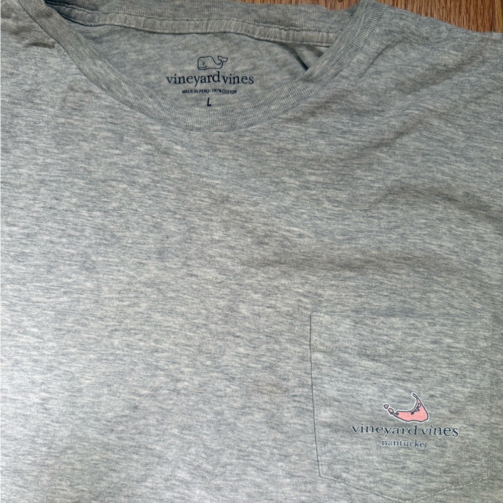 Men’s Nantucket Vineyard Vines Gray T-Shirt - Large
